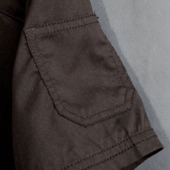 Koi Stretch Black Scrub Top Womens Size M 5 Pocket V Neck Nurse Vet Tech CNA Lab - Picture 7 of 13